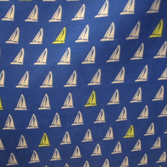 SALE!! Sailboats navy blue blouse with sailboats - Picture 9 of 9